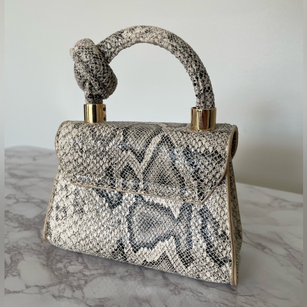 Urban Expressions Mini Python Crossbody Hand Bag - image 4